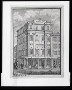 Odd Fellows Hall, Located at the Corner of 4th and Locust Streets by Theodor Anders